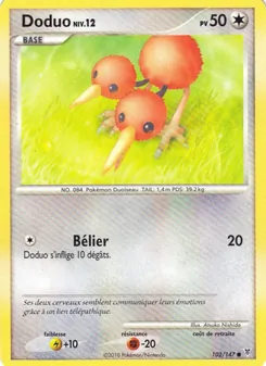 Carte Pokémon Doduo 102 — Vainqueurs Suprêmes