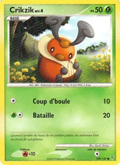 Carte Pokémon Crikzik 109 — Vainqueurs Suprêmes