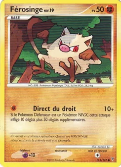 Carte Pokémon Férosinge 112 — Vainqueurs Suprêmes