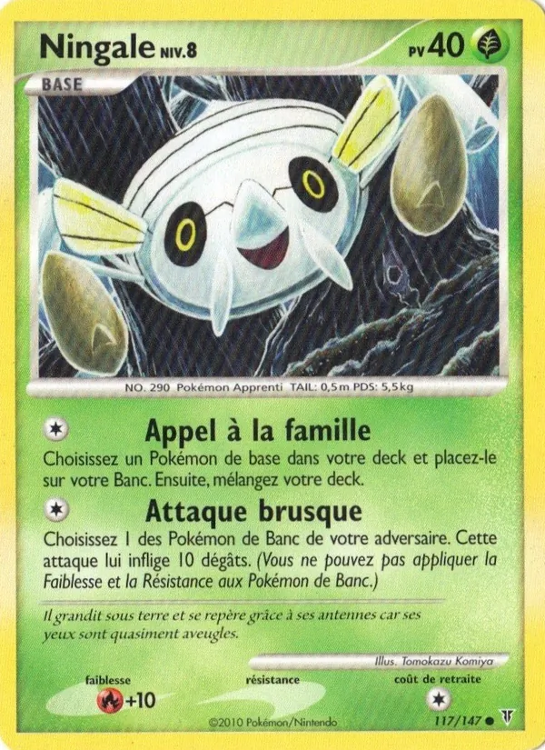 Carte Pokémon Ningale 117/147 de l'extension Vainqueurs Suprêmes
