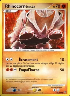 Carte Pokémon Rhinocorne 122 — Vainqueurs Suprêmes