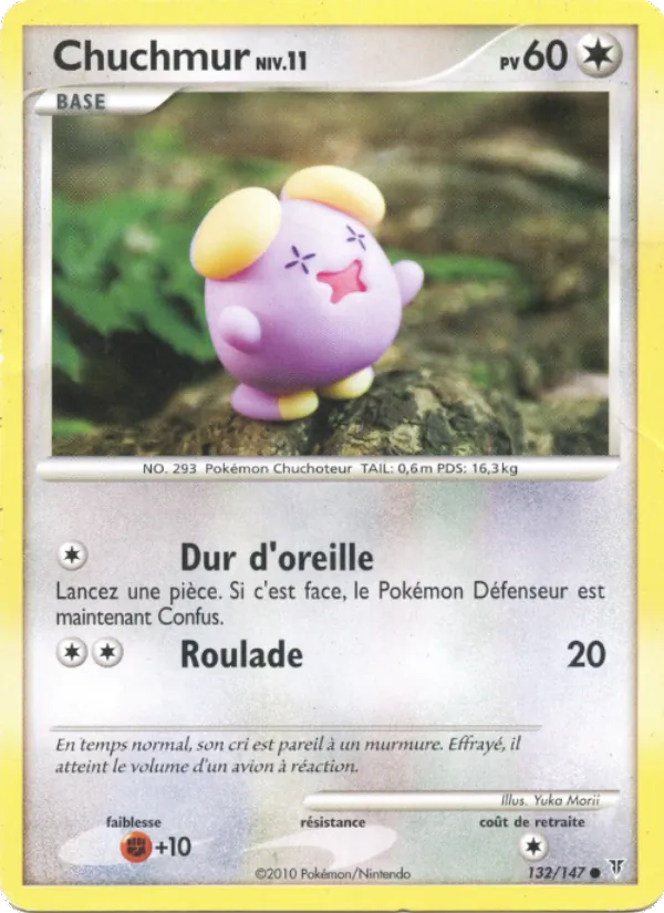 Carte Pokémon Chuchmur 132/147 de l'extension Vainqueurs Suprêmes
