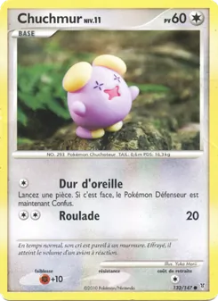 Carte Pokémon Chuchmur 132