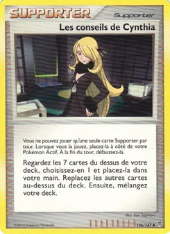 Carte Pokémon Les conseils de Cynthia 136 — Vainqueurs Suprêmes