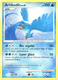 Carte Pokémon Artikodin 16