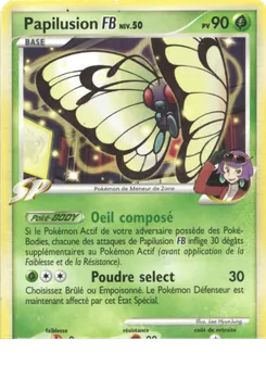 Carte Pokémon Papilusion  17