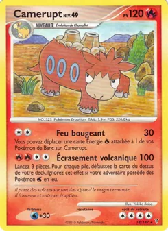 Carte Pokémon Camerupt 18