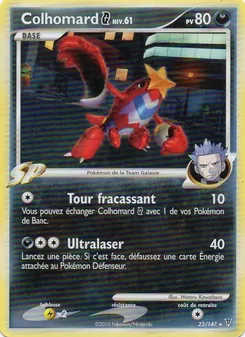 Carte Pokémon Colhomard  23
