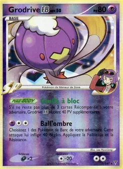 Carte Pokémon Grodrive  3
