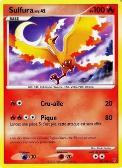 Carte Pokémon Sulfura 36