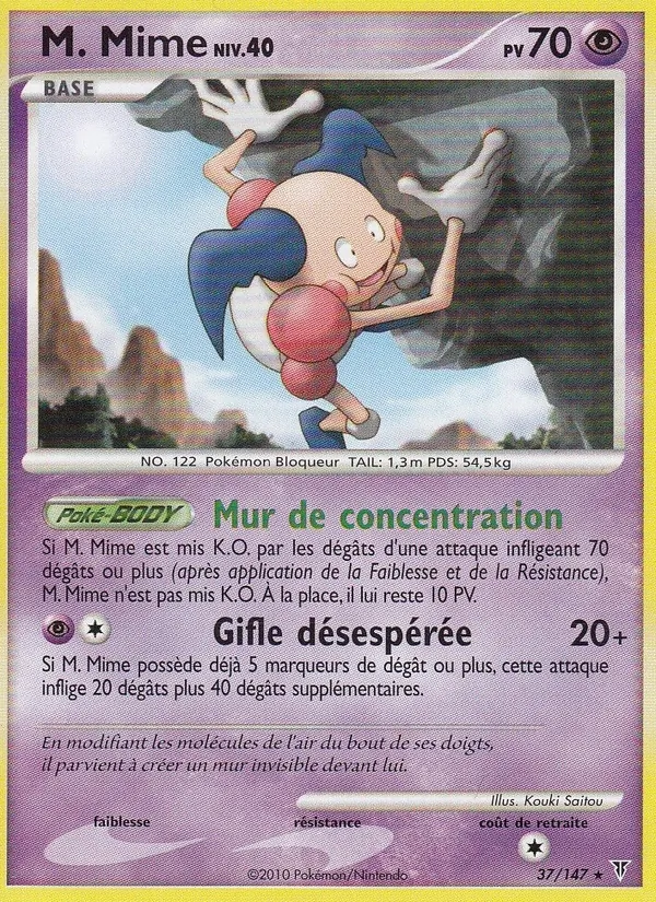 Carte Pokémon M. Mime 37/147 de l'extension Vainqueurs Suprêmes