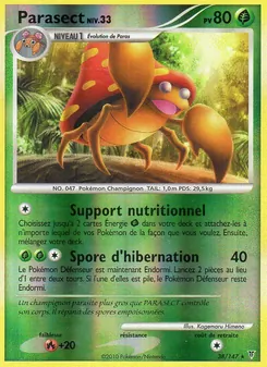 Carte Pokémon Parasect 38