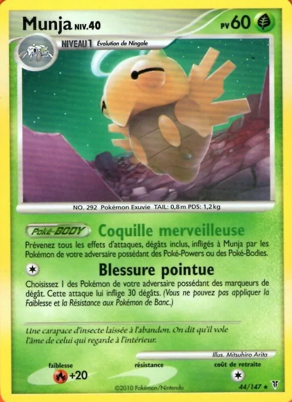Carte Pokémon Munja 44/147 de l'extension Vainqueurs Suprêmes