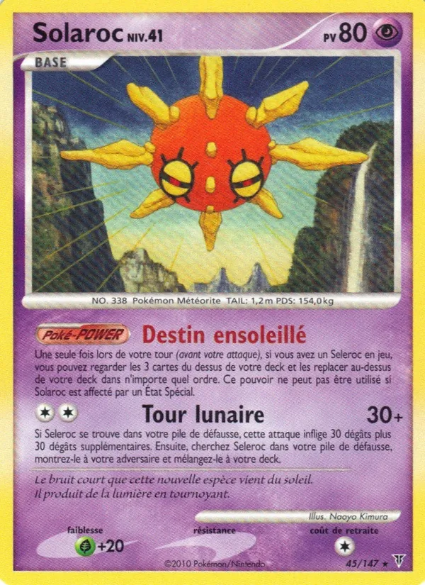 Carte Pokémon Solaroc 45/147 de l'extension Vainqueurs Suprêmes