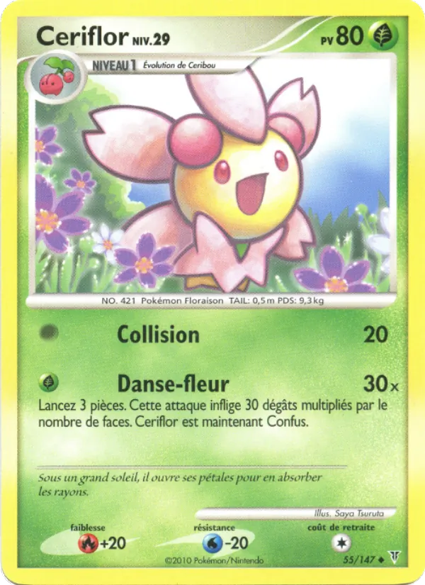 Carte Pokémon Ceriflor 55/147 de l'extension Vainqueurs Suprêmes