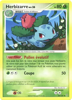 Carte Pokémon Herbizarre 62 — Vainqueurs Suprêmes