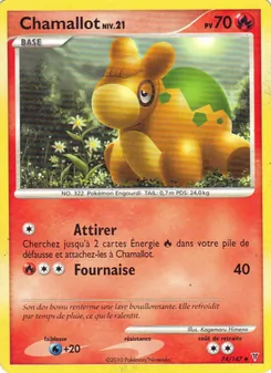 Carte Pokémon Chamallot 74