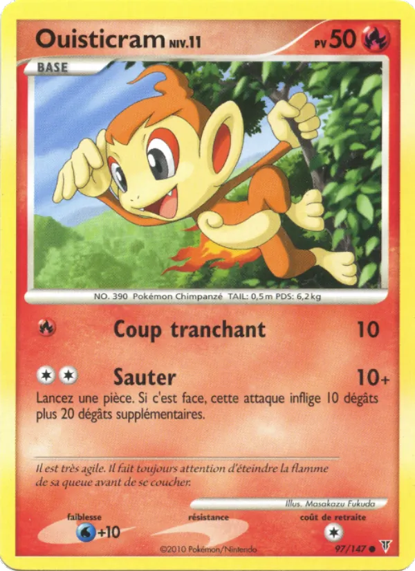 Carte Pokémon Ouisticram 97/147 de l'extension Vainqueurs Suprêmes