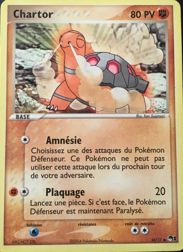 Carte Pokémon Chartor 10/17 de l'extension POP Série 1