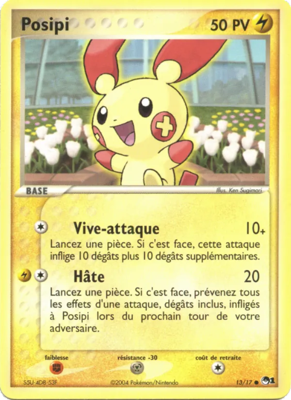 Carte Pokémon Posipi 13/17 de l'extension POP Série 1