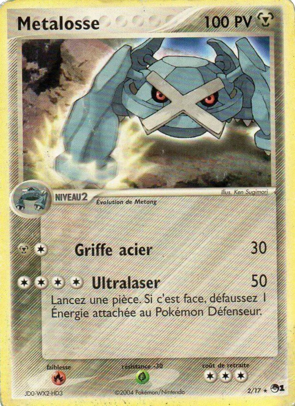 Carte Pokémon Metalosse 2/17 de l'extension POP Série 1