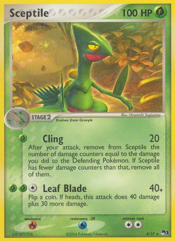 Carte Pokémon Jungko 4/17 de l'extension POP Série 1