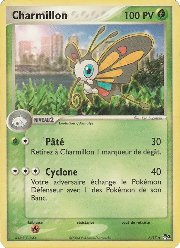Carte Pokémon Charmillon 6/17 de l'extension POP Série 1