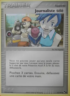 Carte Pokémon Journaliste télé 11 — POP Série 2