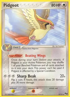 Carte Pokémon Roucarnage 2 — POP Série 2