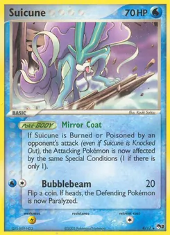 Carte Pokémon Suicune 4 — POP Série 2