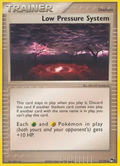 Carte Pokémon Système à basse pression 11 — POP Série 3