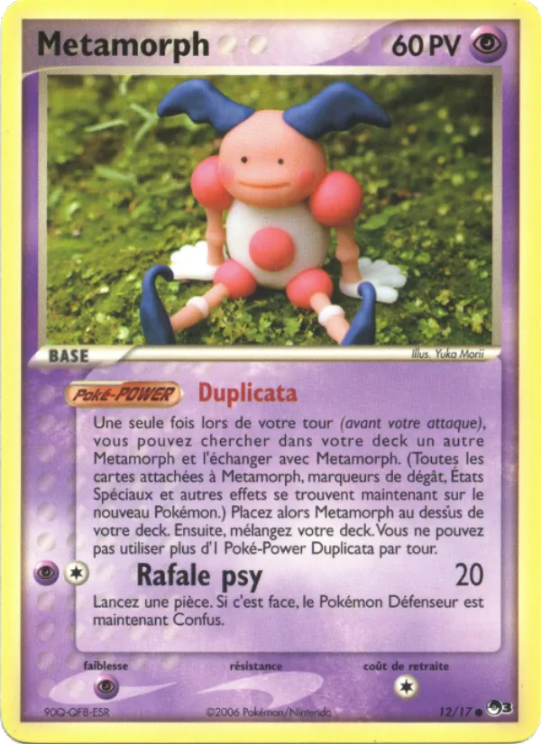 Carte Pokémon Métamorph 12/17 de l'extension POP Série 3