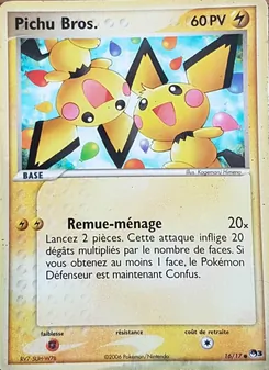 Carte Pokémon Pichu Bros. 16 — POP Série 3