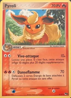 Carte Pokémon Pyroli 2 — POP Série 3