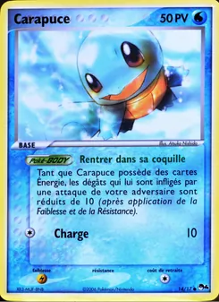 Carte Pokémon Carapuce 14