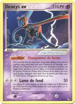 Carte Pokémon Deoxys ex 17 — POP Série 4
