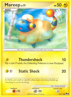 Carte Pokémon Wattouat 14 — POP Série 7