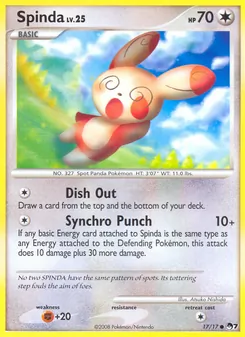 Carte Pokémon Spinda 17 — POP Série 7