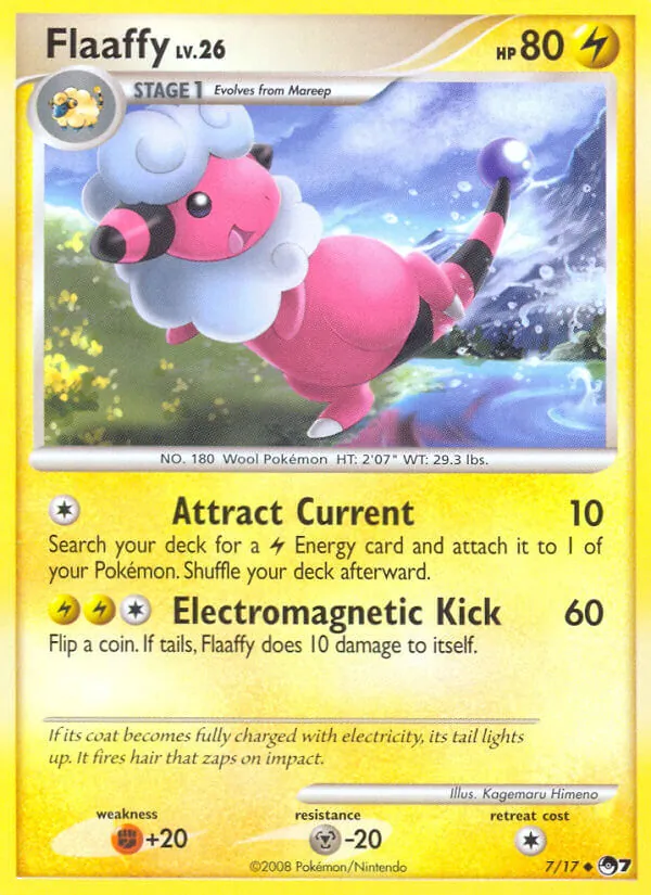Carte Pokémon Lainergie 7/17 de l'extension POP Série 7