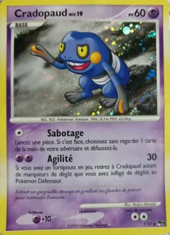 Carte Pokémon Cradopaud 7