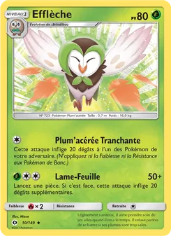 Carte Pokémon Efflèche 10