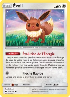 Carte Pokémon Évoli 101