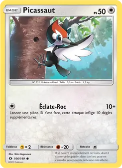 Carte Pokémon Picassaut 106