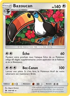 Carte Pokémon Bazoucan 108