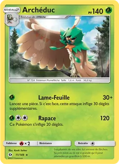 Carte Pokémon Archéduc 11