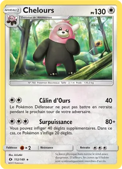 Carte Pokémon Chelours 112