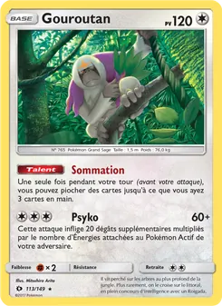 Carte Pokémon Gouroutan 113