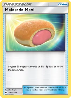 Carte Pokémon Malasada Maxi 114