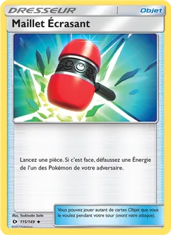Carte Pokémon Maillet Écrasant 115