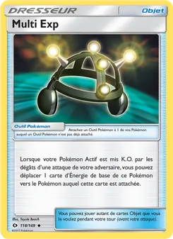 Carte Pokémon Multi Exp 118